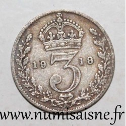 GREAT BRITAIN - KM 813 - 3 PENCE 1918 - GEORGE V