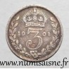 GREAT BRITAIN - KM 777 - 3 PENCE 1901 - GEORGE V