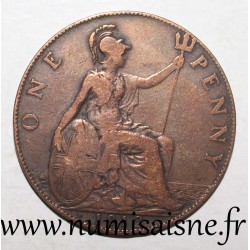 GRANDE BRETAGNE - KM 810 - 1 PENNY 1912 - GEORGE V