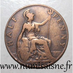 GREAT BRITAIN - KM 809 - 1/2 PENNY 1917 - George V