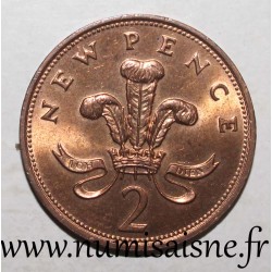 GREAT BRITAIN - KM 916 - 2 PENCE 1976 - ELISABETH II