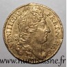 FRANKREICH - Gad 256a - LOUIS XIV - GOLD LOUIS VOM BÉARN BEI SONNE - 1711 - Pau