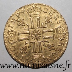 FRANCE - Gad 256a - LOUIS XIV - GOLD LOUIS FORM BÉARN AT SUN - 1711 - Pau