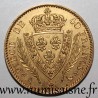 FRANCE - Gadoury 1088a - 40 FRANCS 1815 A - Paris - Essai / Trial coin bronze - LOUIS XVIII