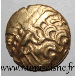 SUESSIONNES - AREA OF SOISSONS - GOLD STATER SAID WITH ANCHOR - Rarity R1
