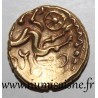 SUESSIONNES - AREA OF SOISSONS - GOLD STATER SAID WITH ANCHOR - Rarity R1