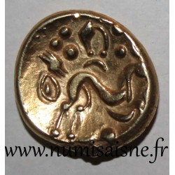 AMBIANI - AREA OF AMIENS - GOLD STATER UNIFACE - DISJOINTED HORSE - Heavy planchet
