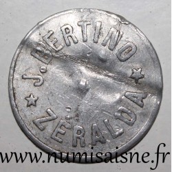 ALGERIEN - Elie 10.1 - 10 CENTIMES - Nicht datiert - J. Bertino - Zeralda