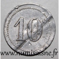 ALGERIA - Elie 10.1 - 10 CENTIMES - Not dated - J. Bertino - Zeralda