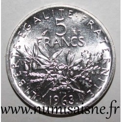 FRANCE - KM 926 - 5 FRANCS 1963 - TYPE SOWER