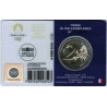 FRANCE - 2 EURO 2022 - OLYMPIC GAMES 2024 - PURPLE COINCARD