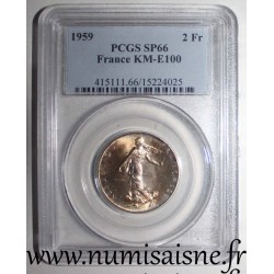 GADOURY 540 - 2 FRANCS 1959 - Essai  - 100 Exemplaires - PCGS SP 66