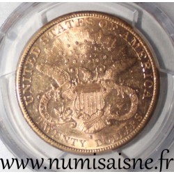 UNITED STATES - KM 74 - 20 DOLLARS 1882 S - San Francisco - LIBERTY HEAD - DOUBLE EAGLE - PCGS AU55