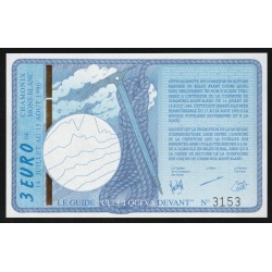 74 CHAMONIX - EURO DES VILLES - 3 EURO 1996 - MONT-BLANC