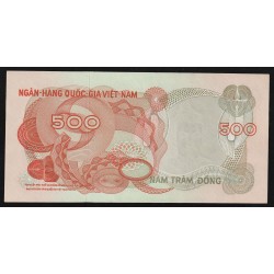 SOUTH VIETNAM - PICK 28 a - 500 DONG - ND (1970)