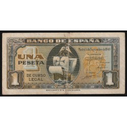 SPANIEN - PICK 122 a - 1 PESETA - 04/09/1940