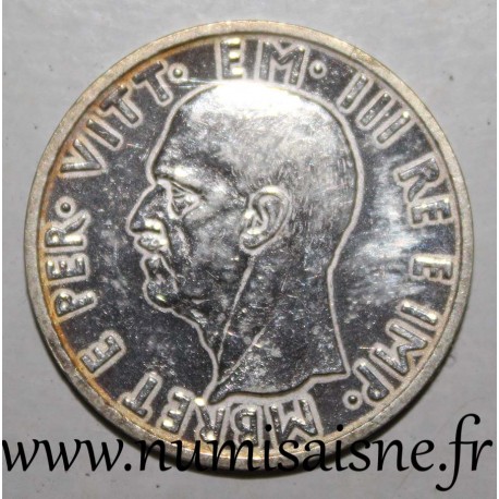 ALBANIE - KM 33 - 5 LEK 1939 R - NETTOYÉE ALBANIE - KM 33 - 5 LEK 1939 R - NETTOYÉE