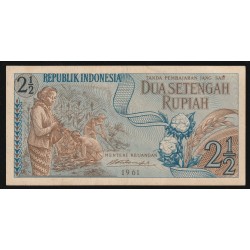 INDONESIEN - PICK 79 - 2 1/2 RUPIAH - 1961