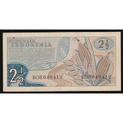 INDONESIA - PICK 79 - 2 1/2 RUPIAH - 1961