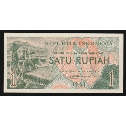 INDONESIE - PICK 78 - 1 RUPIAH - 1961