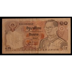 THAILANDE - PICK 87 - 10 BAHT - 1980 - SIGN 53