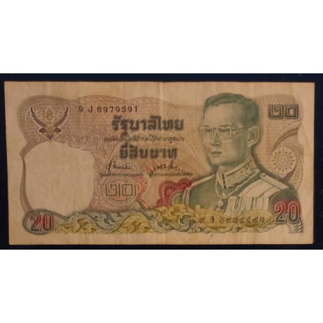 THAILAND - PICK 88 - 20 BAHT - 1981 - SIGN 66