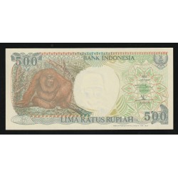 INDONESIA - PICK 128 f - 500 RUPIAH - 1992/1997 - ORANGUTAN