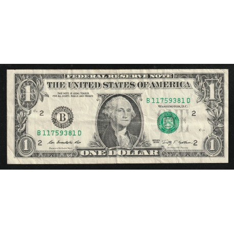 UNITED STATES OF AMERICA - PICK 530 - 1 DOLLAR 2009 - SERIE B