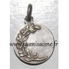 PENDANT - Figure in toga and feathered helmet - SILVER