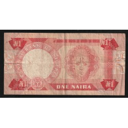 NIGERIA -  PICK 19 a - 1 NAIRA - NOT DATED (1979 - 1984)