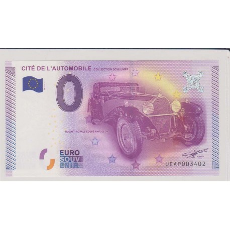 FRANCE - County 68 - MULHOUSE - CITY OF AUTOMOBILE - Schlumpf Collection - 2015 - Royal Bugatti Napoleon coupe