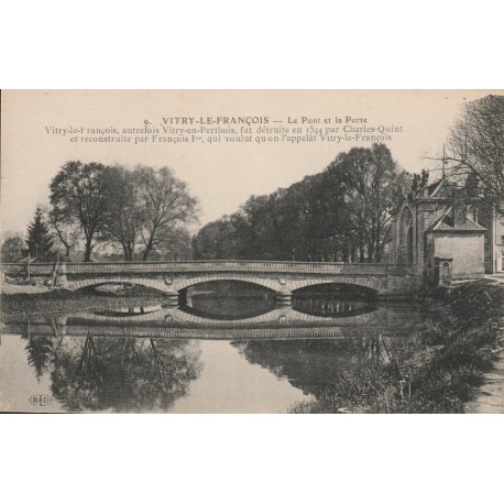 County 51300 - VITRY-LE-FRANCOIS - THE BRIDGE AND THE GATE