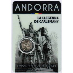 ANDORRA - 2 EURO 2022 - CHARLEMAGNE - COINCARD