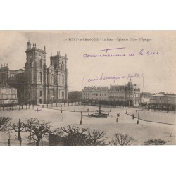County 51300 - VITRY-LE-FRANCOIS - THE SQUARE - CHURCH AND SAVINGS BANK