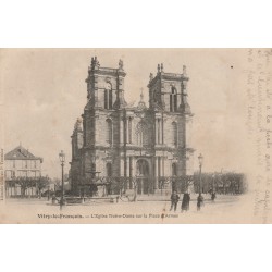 County 51300 - VITRY-LE-FRANCOIS - THE CHURCH OF NOTRE-DAME ON THE PLACE