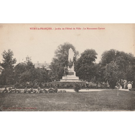 County 51300 - VITRY-LE-FRANCOIS - PUBLIC GARDEN - MONUMENT OF 1891