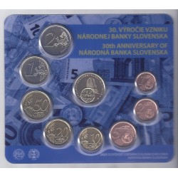 SLOVAKIA - 3.88€ MINTSET 2023 - UNC in Blistercard - 8 coins