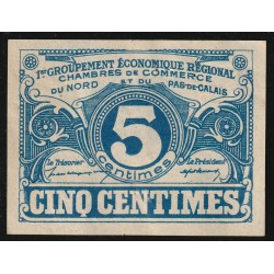 COUNTY 59/62 - NORD PAS DE CALAIS - CHAMBER OF COMMERCE - 5 CENTIMES
