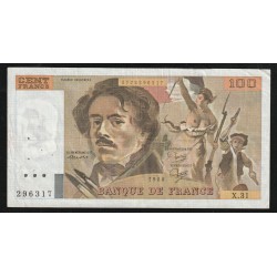 FAY 69/04 a - 100 FRANCS DELACROIX - 1980 - PICK 154