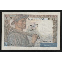 FRANCE - PICK 99 - 10 FRANCS MINEUR - 10/03/1949 - R.169