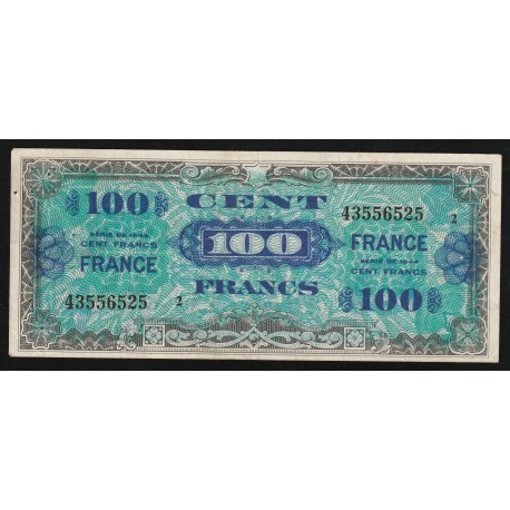 FRANCE - PICK 123 - 100 FRANCS VERSO FRANCE - 1945 - SERIE 2