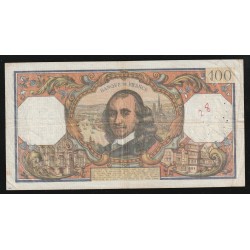 FRANCE - PICK 149 - 100 FRANCS  1965 - 04.02 - TYPE CORNEILLE - N.74