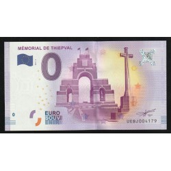 FRANCE - BILLET DE 0 EURO SOUVENIR - MÉMORIAL DE THIEPVAL - 2017-2