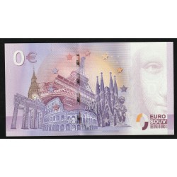 FRANCE - TOURISTIC 0 EURO SOUVENIR NOTE - THIEPVAL MEMORIAL - 2017-2