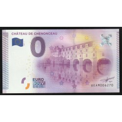 FRANCE - BILLET DE 0 EURO SOUVENIR - CHÂTEAU DE CHENONCEAU - 2015-1