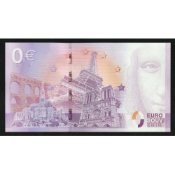 FRANCE - TOURISTIC 0 EURO SOUVENIR NOTE - CHÂTEAU DE MUROL - 2015-1