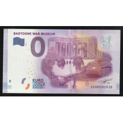 BELGIEN - TOURISTISCH 0 EURO SOUVENIR-SCHEINE - BASTOGNE WAR MUSEUM - 2016-1