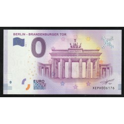 GERMANY - TOURISTIC 0 EURO SOUVENIR NOTE - BERLIN - BRANDENBURGER TOR - 2018-1