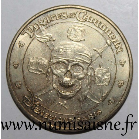 County 77 - MARNE LA VALLÉE - DISNEYLAND - PIRATES OF THE CARIBBEAN - Monnaie de Paris - 2013