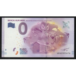 FRANCE - BILLET DE 0 EURO SOUVENIR - BERCK-SUR-MER - RENCONTRES INTERNATIONALES DE CERFS-VOLANTS - 2016-1